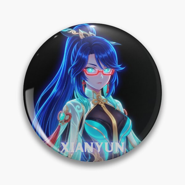 Item preview, Neon Cloudstrider Xianyun - Fan Art Portrait designed and sold by EWCY store.