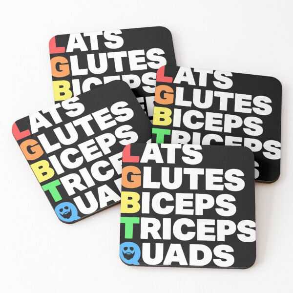 Item preview, Lats Glutes Biceps Triceps Quads Lgbtq designed and sold by YaulTape.
