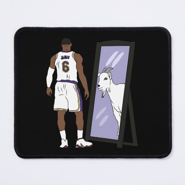 Item preview, LeBron James Mirror GOAT (LA #6) designed and sold by rashijus.