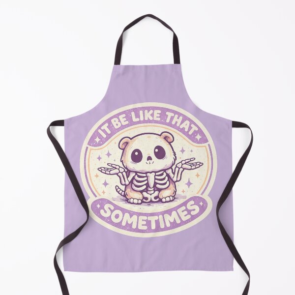 Item preview, It Be Like That Sometimes, Cute Kawaii Hamster Skeleton designed and sold by graphic-genie.