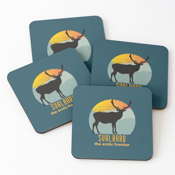 Item preview, Svalbard Norway The Arctic Frontier Retro Vintage Reindeer designed and sold by GraTEEtude.