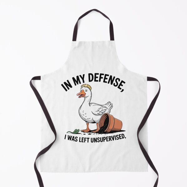 Item preview, Funny Silly Goose I Was Left Unsupervised Meme Sticker designed and sold by Mr-wow.