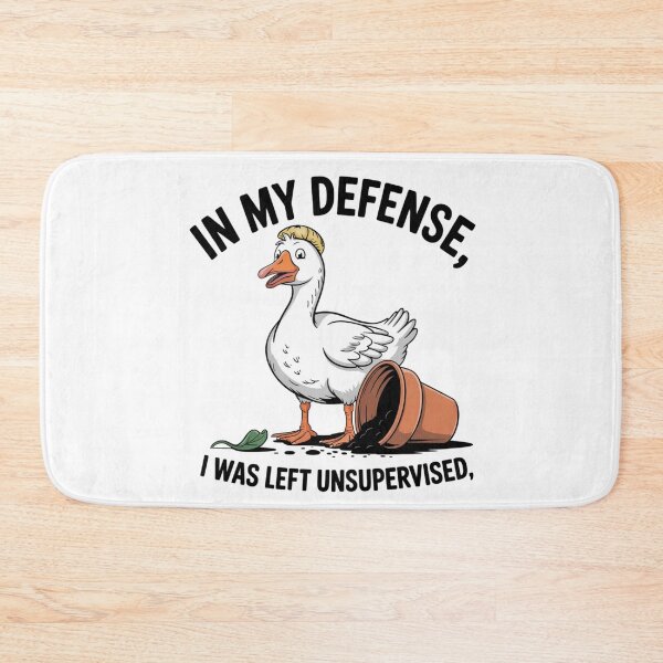 Item preview, Funny Silly Goose I Was Left Unsupervised Meme Sticker designed and sold by Mr-wow.