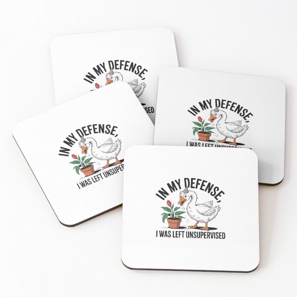 Item preview, Sarcastic In My Defense Innocent Goose Chaos Art designed and sold by Mr-wow.