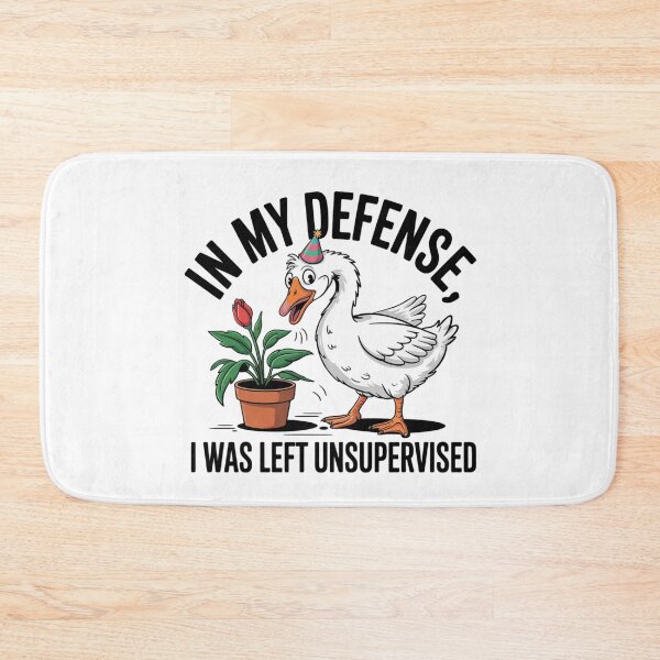 Item preview, Sarcastic In My Defense Innocent Goose Chaos Art designed and sold by Mr-wow.
