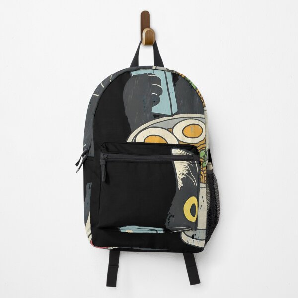 Item preview, Cat Eating Ramen While Scrolling Phone Grunge designed and sold by OlyvieArt.