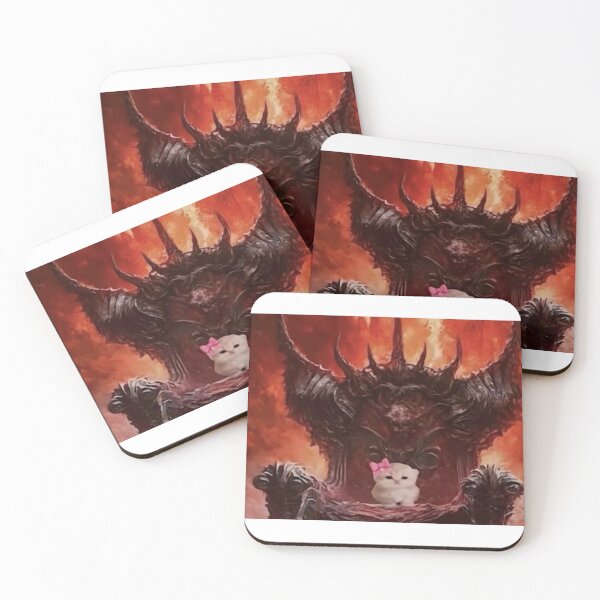 Item preview, cute kitten ruler of hell designed and sold by cloudzer0000.