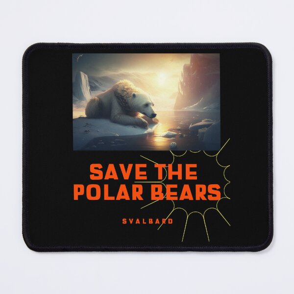 Item preview, Save the Polar Bears Svalbard Melting Iceberg designed and sold by GraTEEtude.