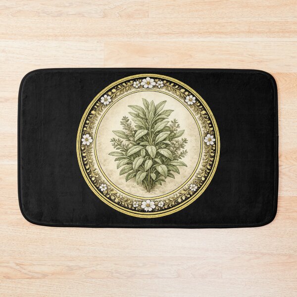 Item preview, Sage Wisdom – Garden Tradition Botanical Circle Design designed and sold by TheJoyfulPen.