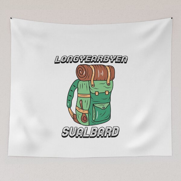 Item preview, Backpack Adventure Svalbard Norway designed and sold by GraTEEtude.