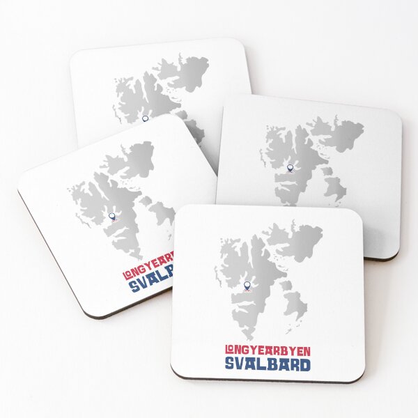 Item preview, Longyearbyen Svalbard Norway Map designed and sold by GraTEEtude.