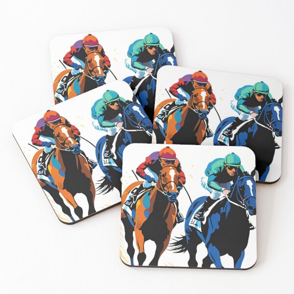 Item preview, Kentucky Derby Equestrian Silhouettes designed and sold by LyssasMindArt.