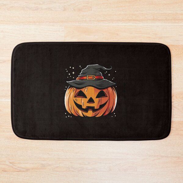 Item preview, Smiling Jack with Witch Hat – Halloween Pumpkin Illustration designed and sold by Novel Works Studio.