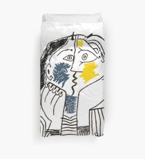 Pablo Picasso The Kiss 1979 Artwork Reproduction For T Shirt, Framed Prints Duvet Cover