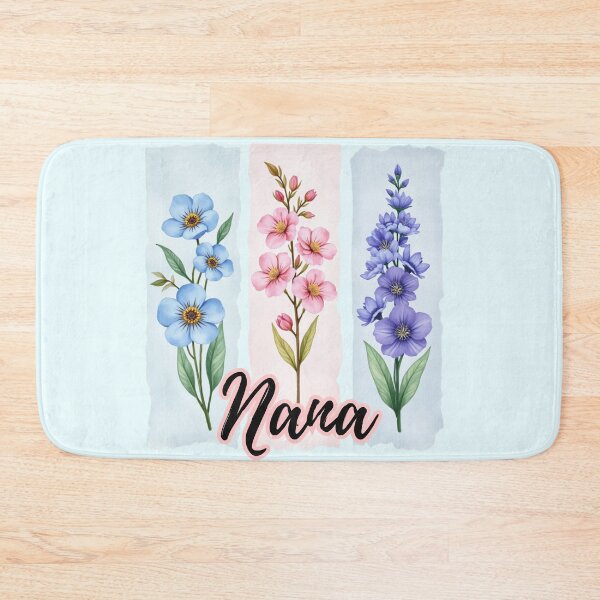 Item preview, Nana's Watercolor Design: Three Flower Panels designed and sold by PriyaMagic.