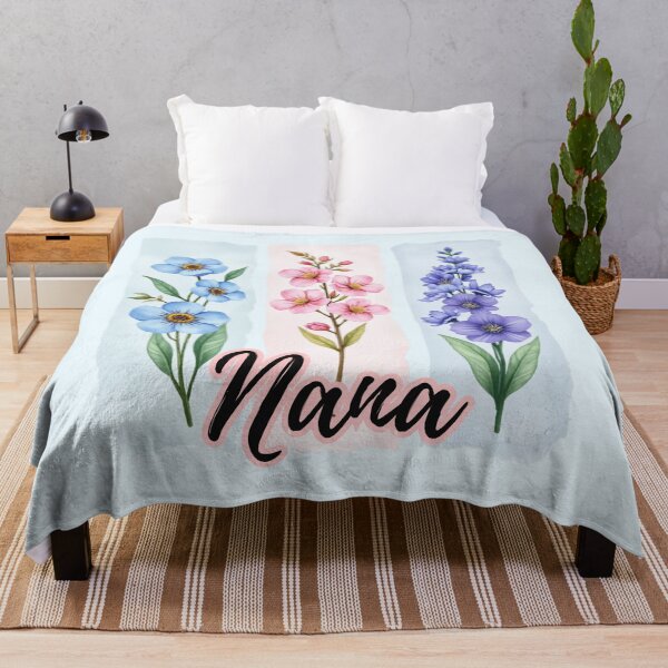 Item preview, Nana's Watercolor Design: Three Flower Panels designed and sold by PriyaMagic.