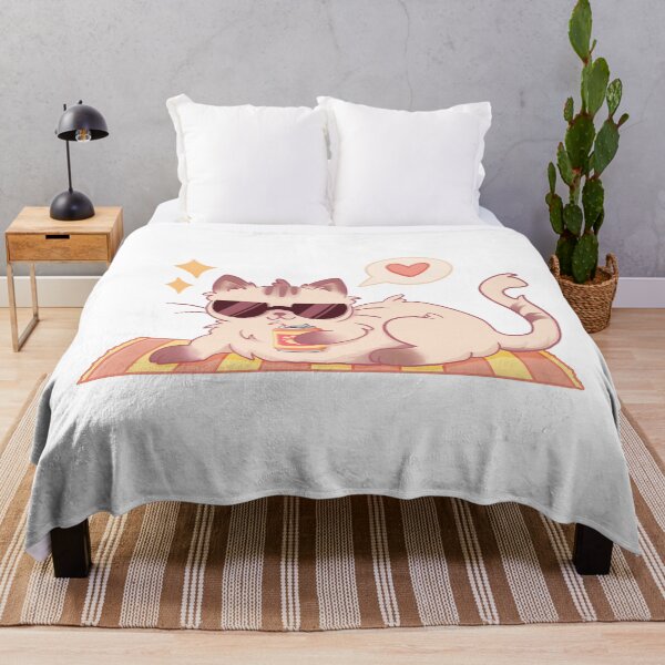 Item preview, Cat Summer Sunbathing designed and sold by Rojasole.