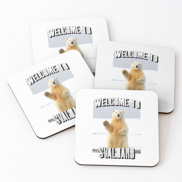 Item preview, Standing Polar Bear Welcome To Svalbard Norway  designed and sold by GraTEEtude.