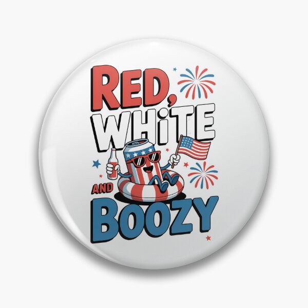 Item preview, Red White and Boozy designed and sold by papertaless.
