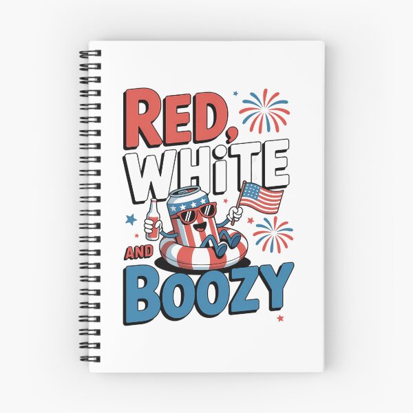 Item preview, Red White and Boozy designed and sold by papertaless.