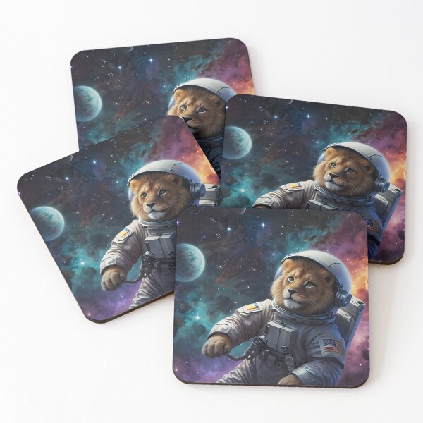 Item preview,  Lion Cub Astronaut Space designed and sold by Glitchart66.