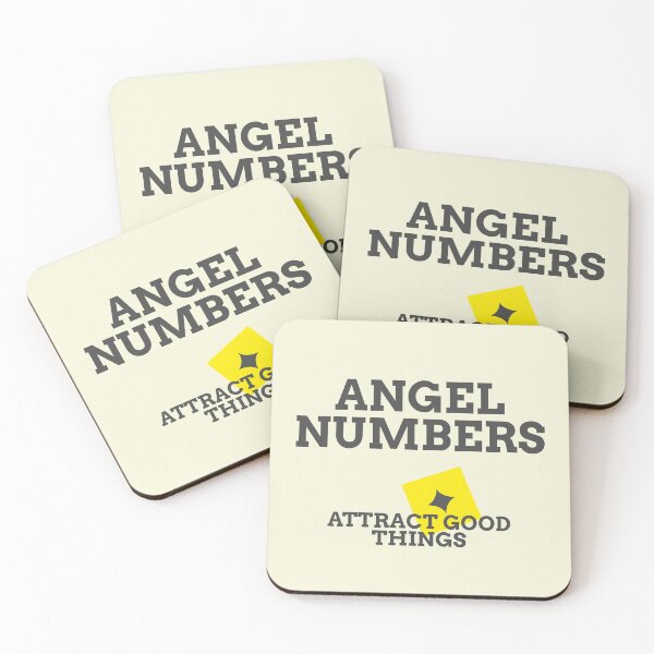 Item preview, Angel Numbers – Attract Good Things Spiritual Aesthetic Typography Design designed and sold by CosmicQuietLab.