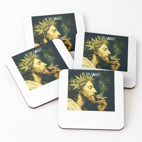 Item preview, Holy Smoke Messiah Funny Meme Jesus Christ 420 Parody  designed and sold by dal-koz-ar.