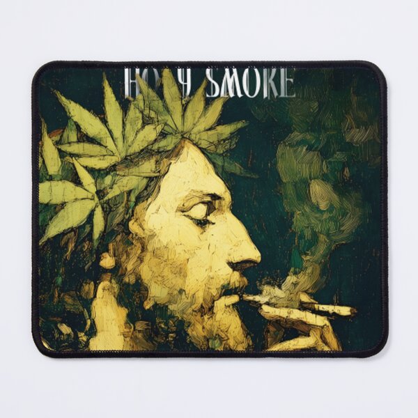 Item preview, Holy Smoke Messiah Funny Meme Jesus Christ 420 Parody  designed and sold by dal-koz-ar.