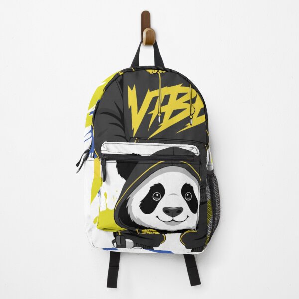 Artikelvorschau, Cool Panda Urban Streetwear Gelb Blau Vibe entworfen und verkauft von Ahmed-khafagy.