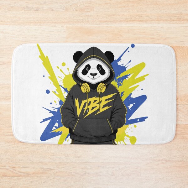 Item preview, Cool Panda Urban Streetwear Yellow Blue Vibe designed and sold by Ahmed-khafagy.