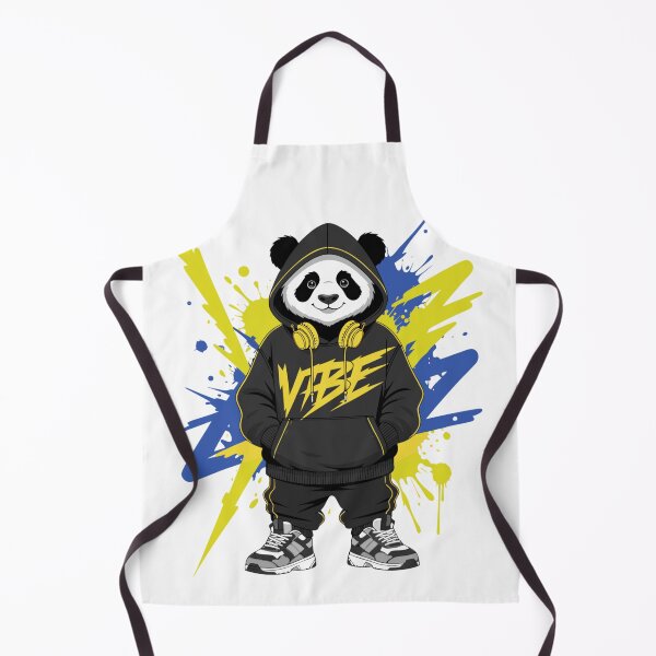 Item preview, Cool Panda Urban Streetwear Yellow Blue Vibe designed and sold by Ahmed-khafagy.