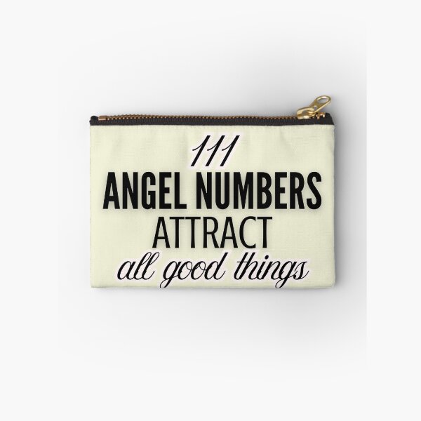 Item preview, 111 Angel Numbers – Attract All Good Things Spiritual Aesthetic Typography Design designed and sold by CosmicQuietLab.