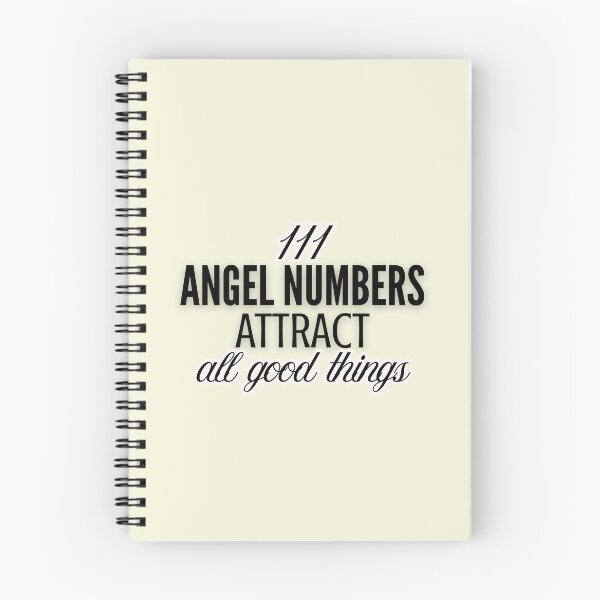 Item preview, 111 Angel Numbers – Attract All Good Things Spiritual Aesthetic Typography Design designed and sold by CosmicQuietLab.