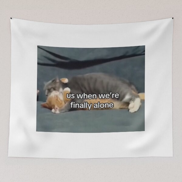 Item preview, us when were finally alone cat designed and sold by cloudzer0000.