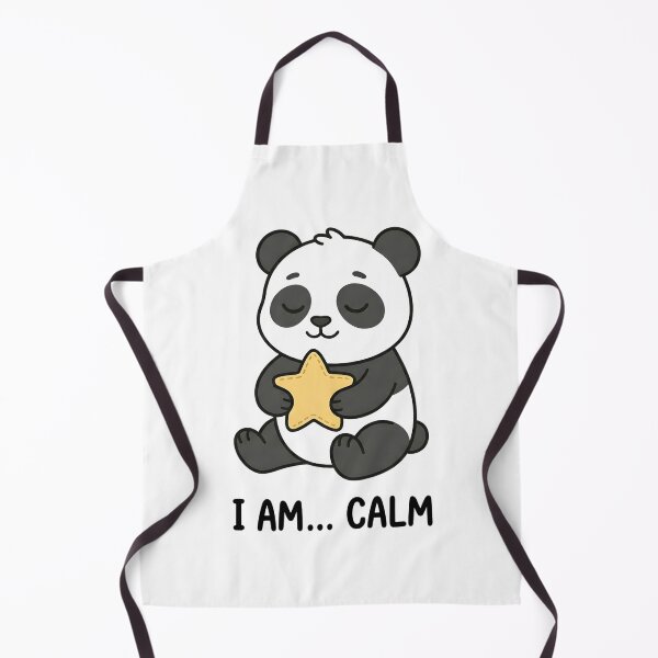 Item preview, Cute Panda I Am Calm Kids T-Shirt – Relaxing Cartoon Panda designed and sold by DIRTYSKETCHH.