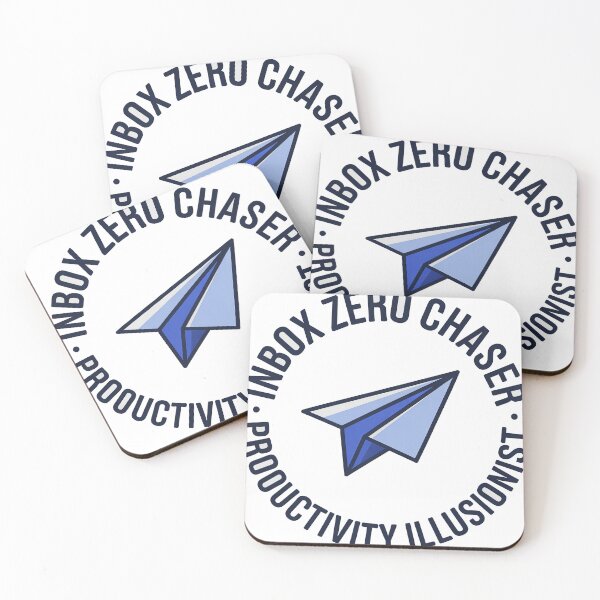 Item preview, Inbox Zero Chaser: Verified Productivity Illusionist – Professional Merit Badge designed and sold by Uncertifiedpros.