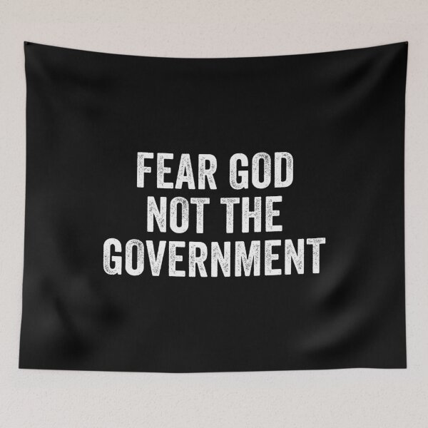 Item preview, Fear God Not The Government designed and sold by maurrathania.