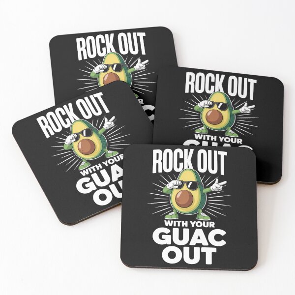 Item preview, Rock Out With Your Guac Out Avocado designed and sold by papertaless.