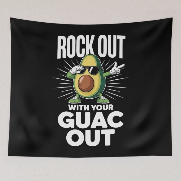 Item preview, Rock Out With Your Guac Out Avocado designed and sold by papertaless.