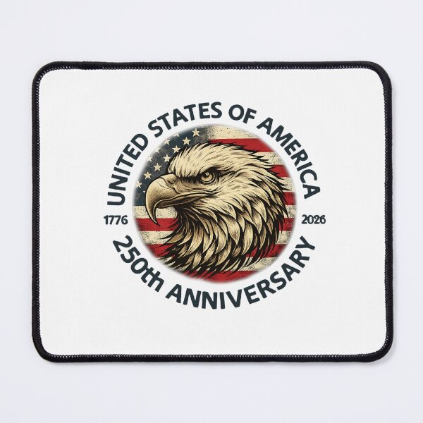 Item preview, United States of America 250th Anniversary Patriotic Bald Eagle designed and sold by LNThread.
