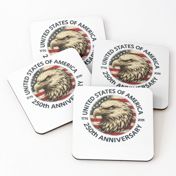 Item preview, United States of America 250th Anniversary Patriotic Bald Eagle designed and sold by LNThread.