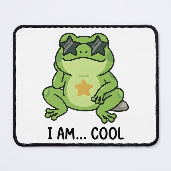 Item preview, Cool Frog I Am Cool Kids T-Shirt – Funny Cartoon Frog Design designed and sold by DIRTYSKETCHH.