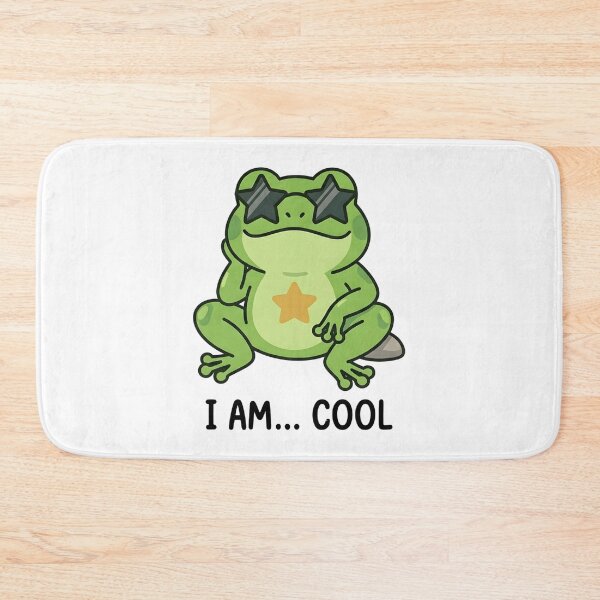 Item preview, Cool Frog I Am Cool Kids T-Shirt – Funny Cartoon Frog Design designed and sold by DIRTYSKETCHH.