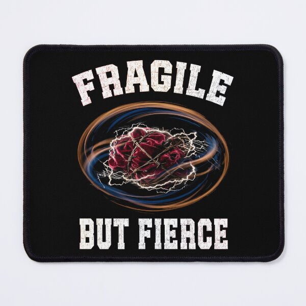 Item preview, Fragile But Fierce Barbed Wire Rose Lightning Empowerment Strong Person Tough People but Sensitive designed and sold by Jt41.