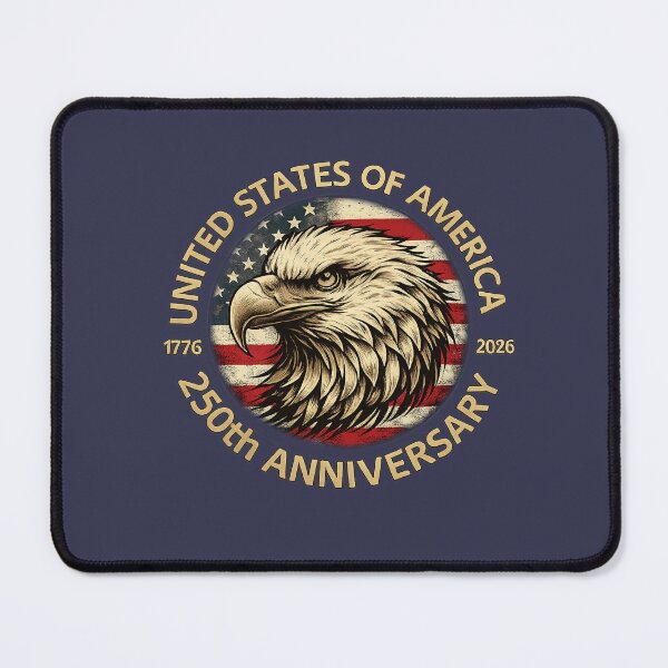 Item preview, United States of America 250th Anniversary Patriotic Bald Eagle designed and sold by LNThread.