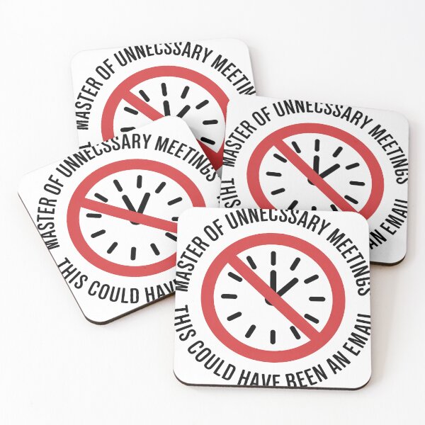 Item preview, Master of Unnecessary Meetings: This Could Have Been An Email – Professional Merit Badge designed and sold by Uncertifiedpros.