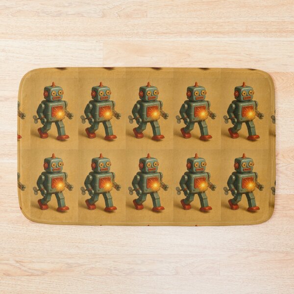 Item preview, Retro Wind-Up Robot – Cute Vintage Sci-Fi Toy designed and sold by EchoWave11.