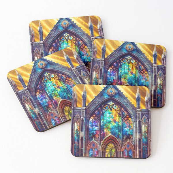 Item preview, Gothic Cathedral Stained Glass designed and sold by ChloeDesigns401.