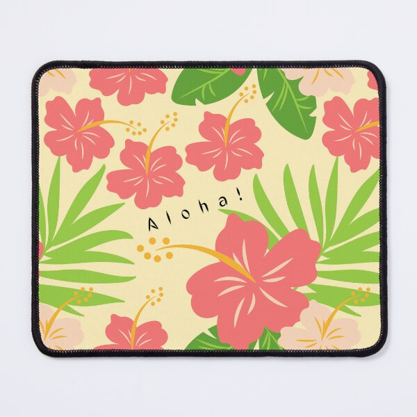 Item preview, Tropical Hibiscus Seamless Pattern Design designed and sold by NadDot.