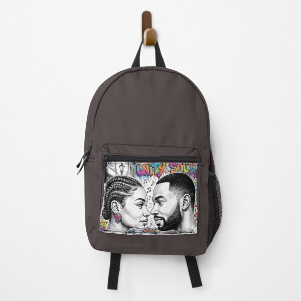 Item preview, Afro Couple - Graffiti Street Art Portrait designed and sold by Drishya-Designs.